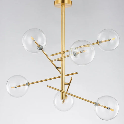 Modern glass pendant light for creative and elegant décor - vue 6 sur 9