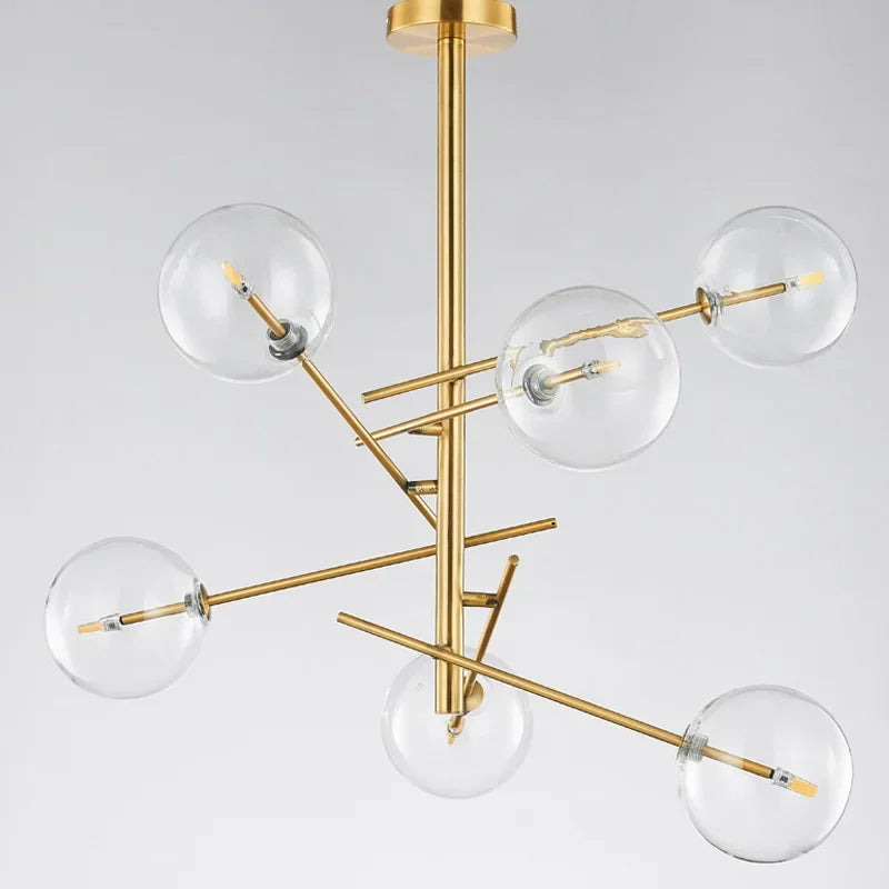 Modern glass pendant light for creative and elegant décor - vue 5 sur 9
