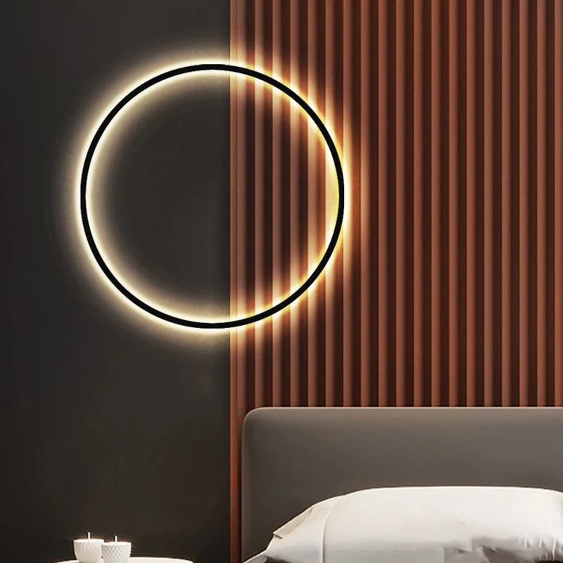 Modern dimmable wall light with USB socket - vue 3 sur 14