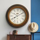 retro industrial style wall clock for home decor