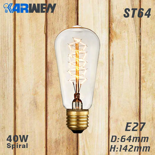 Vintage edison filament bulb set of six - vue 13 sur 18
