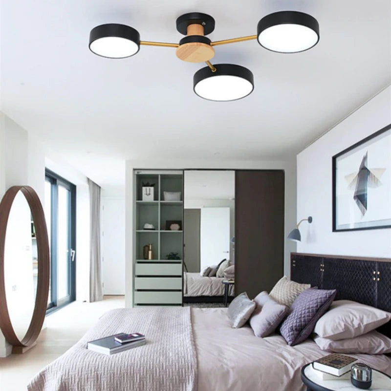 Modern creative LED ceiling light for interior decoration - vue 4 sur 25