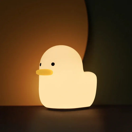 Silicone duck night light USB Christmas gift for children