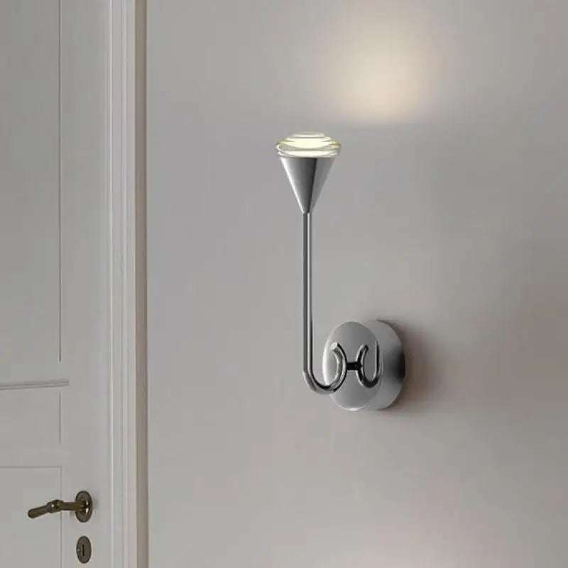 Conical LED wall light for living room, office and creative lighting