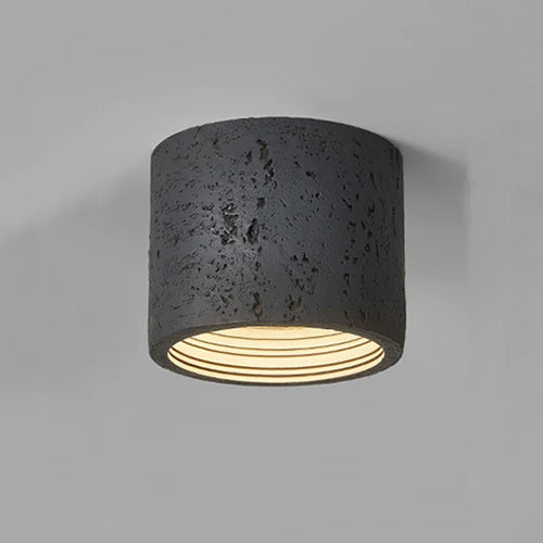 Wabi Sabi red cement LED ceiling spotlight - vue 5 sur 16