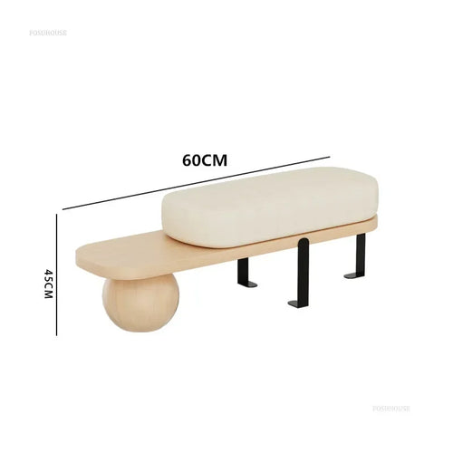 multifunctional solid wood bench for stylish interior - vue 19 sur 19