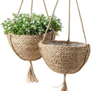 seagrass hanging baskets for home and garden decor