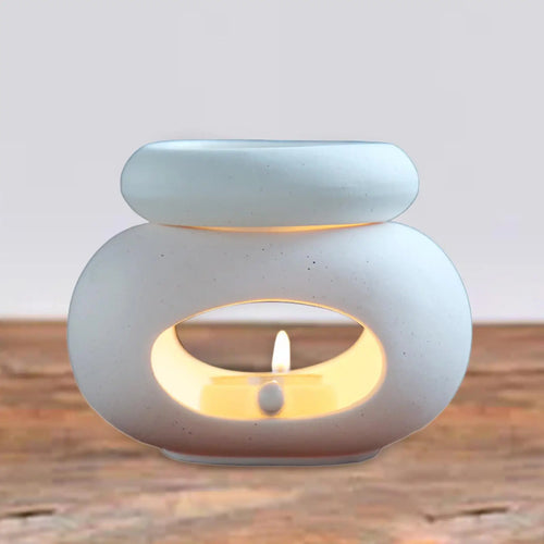 essential oil burner aroma diffuser for well-being and relaxation - vue 4 sur 7