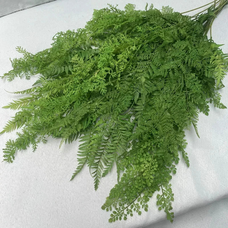 Artificial rattan fern for indoor and outdoor decoration