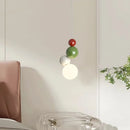 Round metal pendant light for children's bedroom