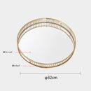 Gold plated metal candle holder for weddings and elegant decoration