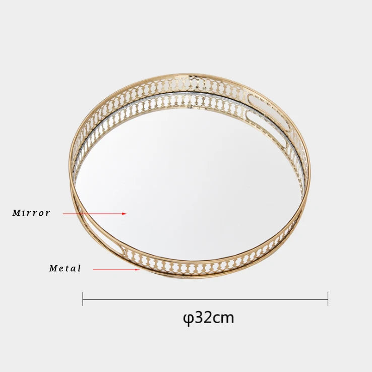 Gold plated metal candle holder for weddings and elegant decoration - vue 15 sur 15