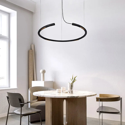 Round LED lamp with hand sensor and dimmable brightness - vue 2 sur 11