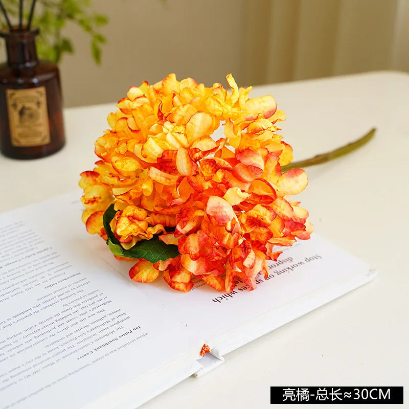 Vintage artificial hydrangea flower for decoration and bouquets