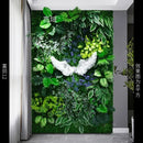 Artificial plant wall for outdoor decoration and landscaping