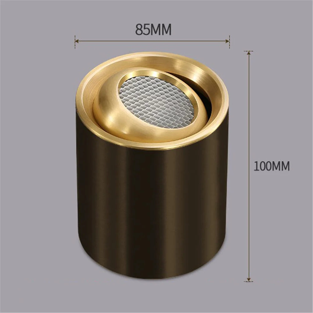Adjustable copper ceiling light for interior decoration - vue 8 sur 10