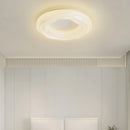 Cream style recessed eye protection chandelier