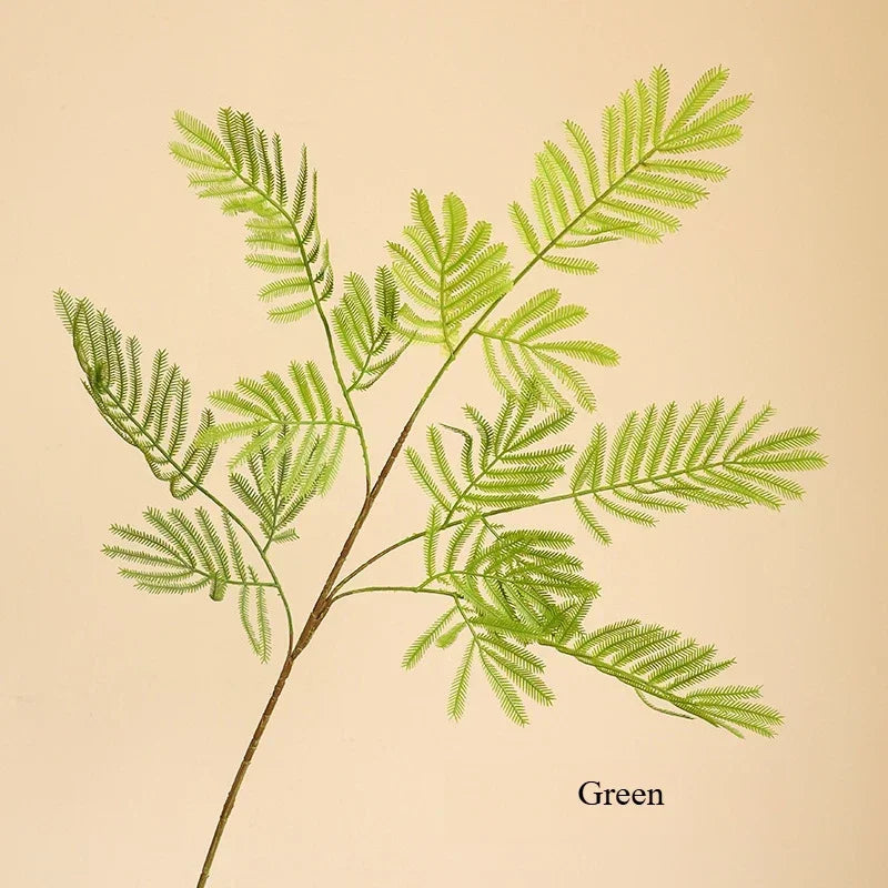 Artificial mimosa plant for rustic decor and photography accessories - vue 7 sur 10
