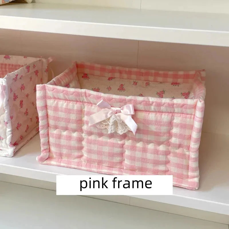 cute square storage basket for home decor