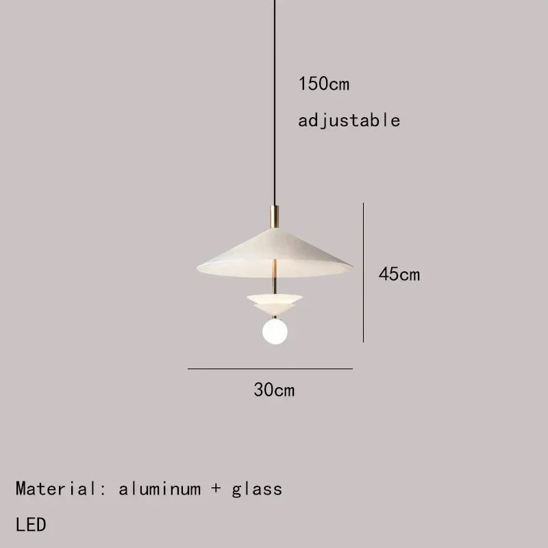 Modern designer pendant light for living room and decorative restaurant - vue 11 sur 14