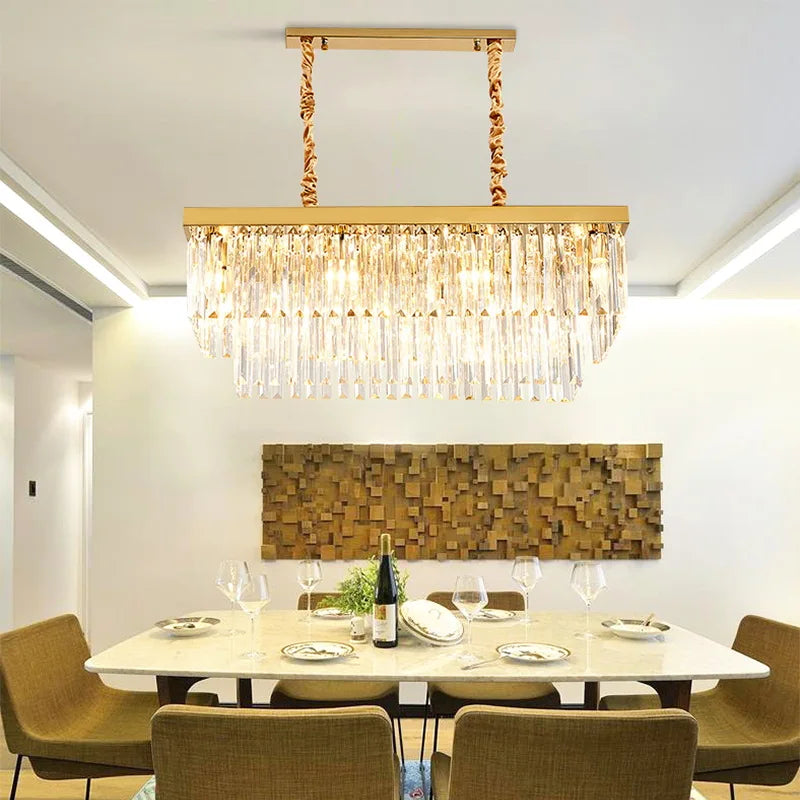 Modern double-layer LED chandelier for elegant décor
