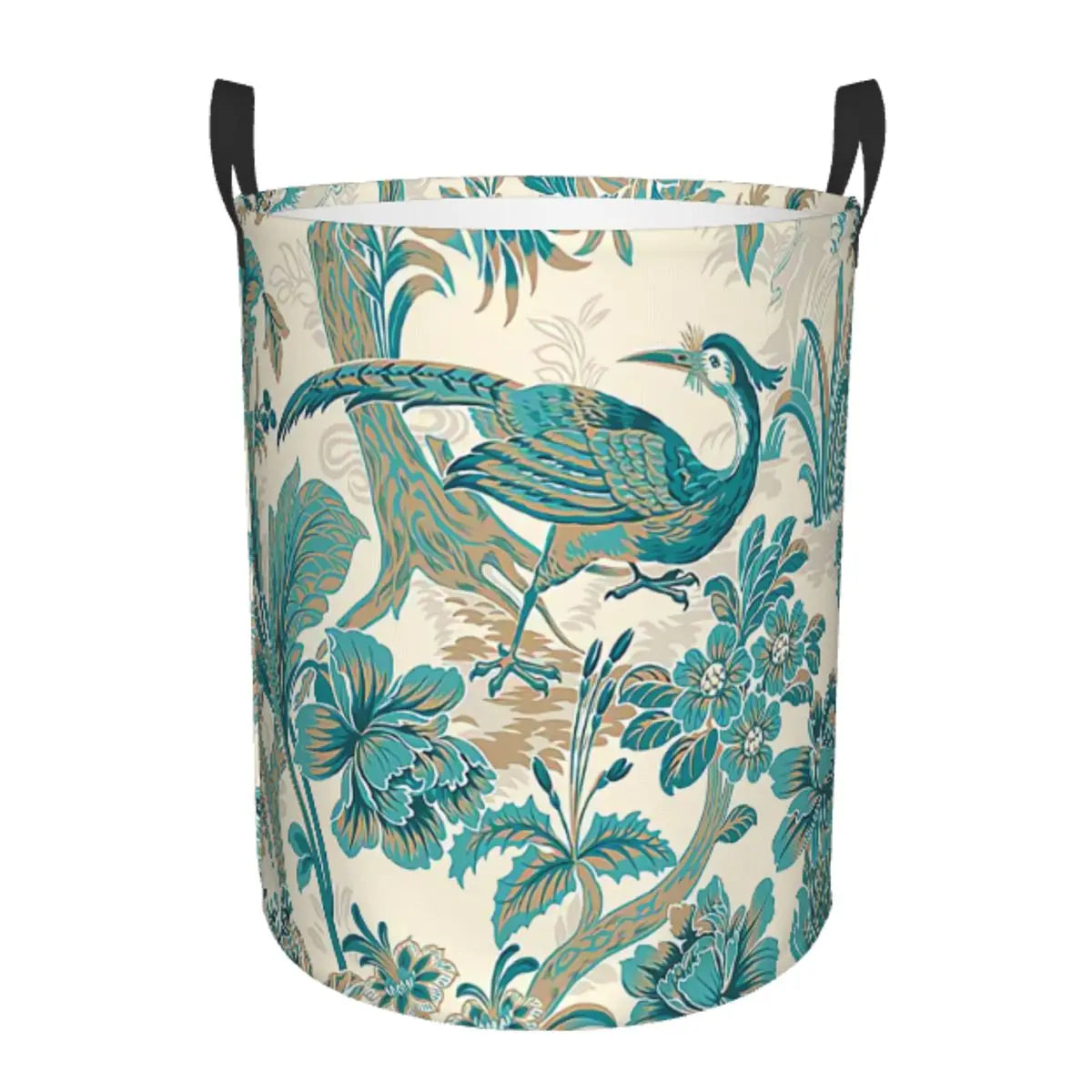 classic custom foldable toile jouy laundry basket for toys