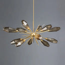 Creative post-modern American minimalist glass chandelier