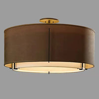 Chinese style artistic fabric LED ceiling light soft decorative lamp