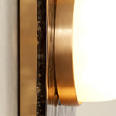 Minimalist rounded design wall light
