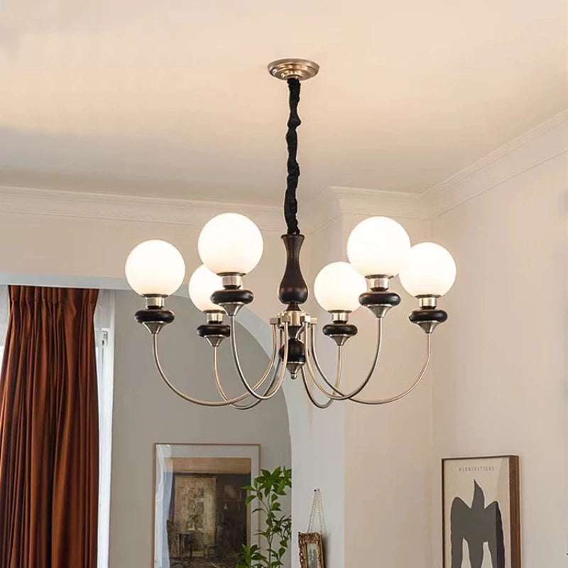 lustre médiéval en verre pour décoration intérieure élégante - vue 3 sur 11