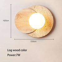 Medieval wall lamp wabi-sabi style creative decorative design