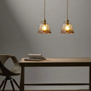 Modern glass LED pendant light for interior decoration