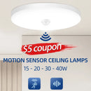 LED ceiling light with motion sensor for indoor use