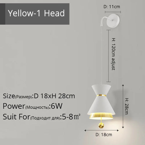 Creative adjustable smart touch pendant light for restaurant - vue 17 sur 17