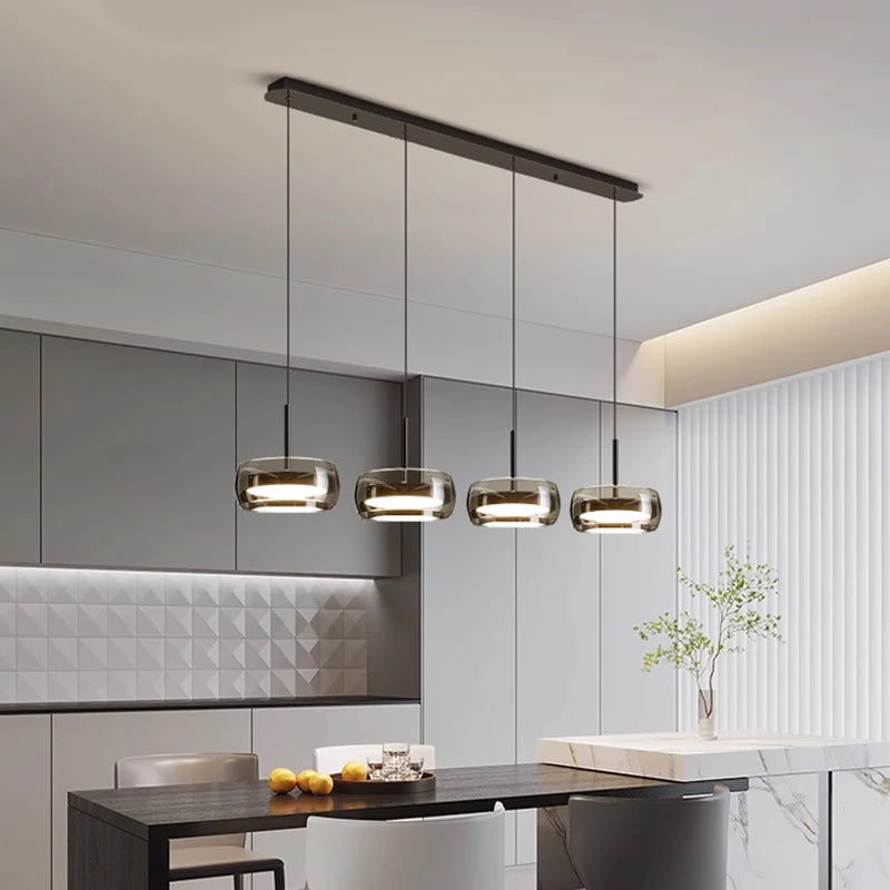 Decorative indoor chandelier with pendant lights