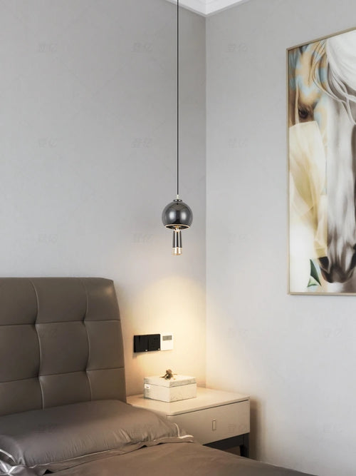 High-end decorative wind chime pendant light, modern creative design - vue 2 sur 8