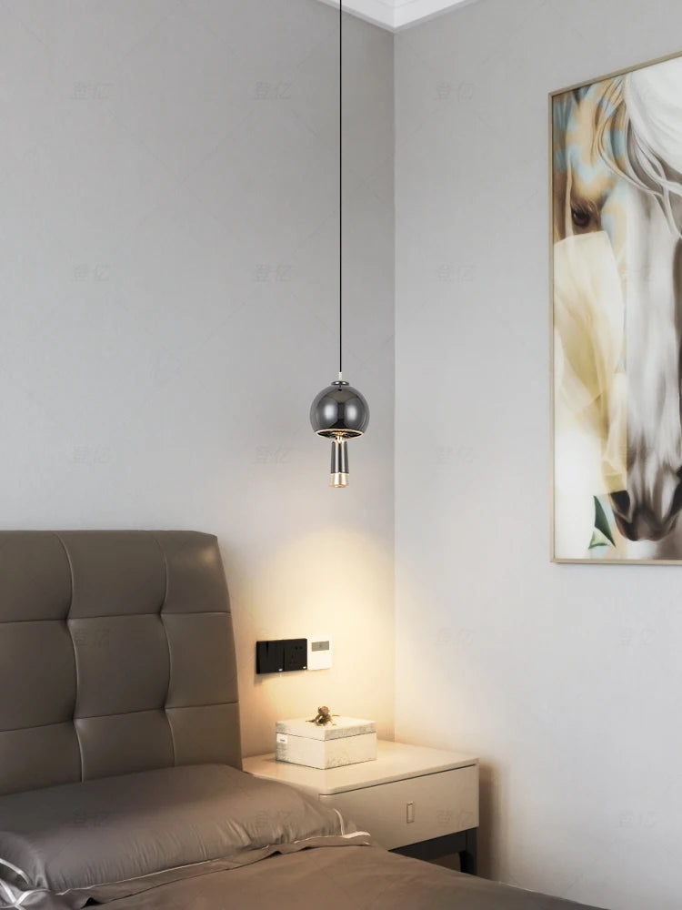 High-end decorative wind chime pendant light, modern creative design