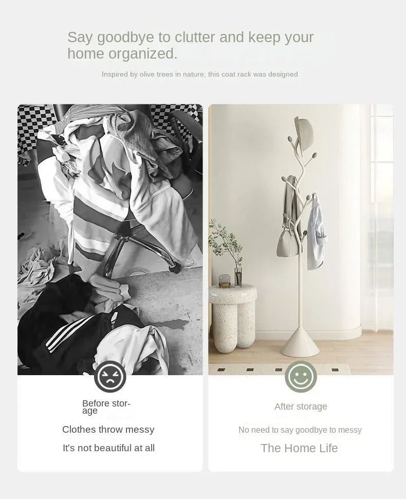 simple coat rack clothes storage rack - vue 3 sur 7