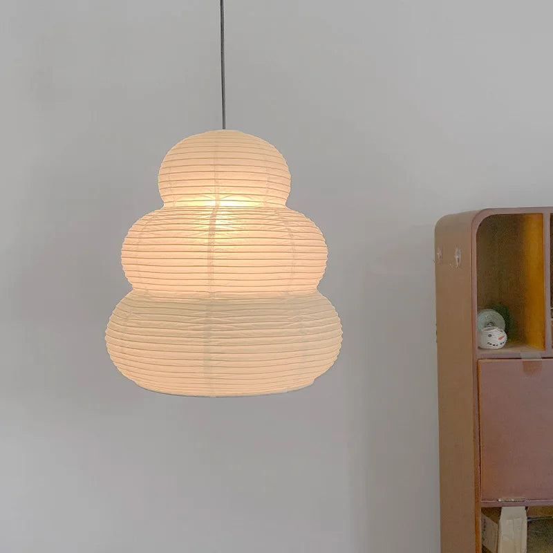 Danish designer paper pendant lamp handmade retro lampshade