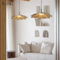 Nordic petal-shaped pendant light for decorative interiors