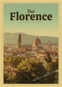 Retro travel poster for tourism enthusiasts