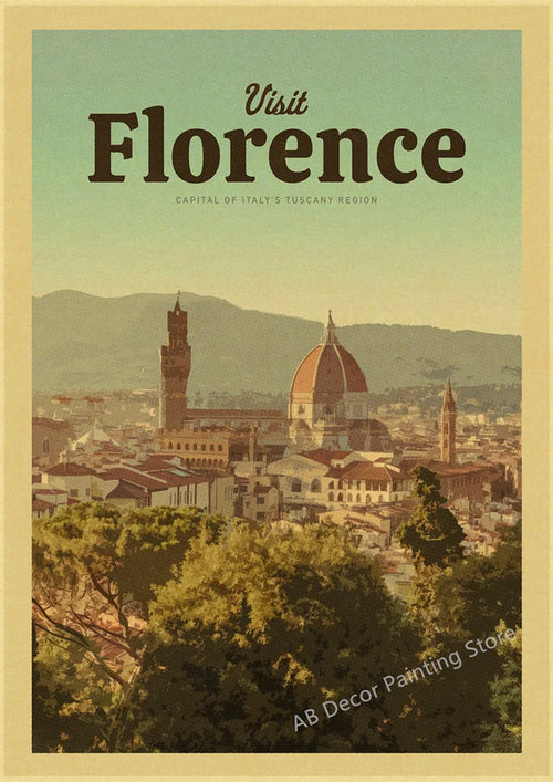 Retro travel poster for tourism enthusiasts