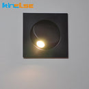 360-degree rotatable LED wall light with folding switch