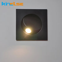 360-degree rotatable LED wall light with folding switch