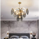 Modern Nordic smoked glass ceiling light for stylish interiors