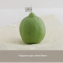 handmade decorative lemon candle scented gift for birthday