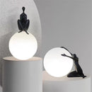 Creative artistic humanoid balloon design table lamp