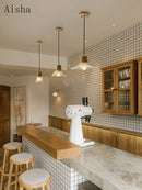 Nordic Japanese three-head creative design indoor pendant light