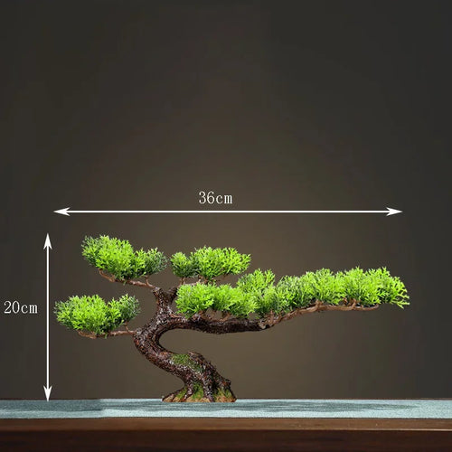 Chinese style artificial bonsai tree for indoor and outdoor decor - vue 13 sur 22