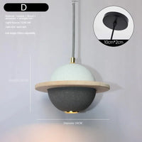 Modern LED chandelier with creative design for children